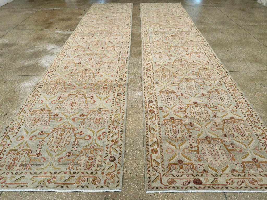 Vintage Persian Malayer Runner (Pair: 1 of 2), No.25734 - Staging