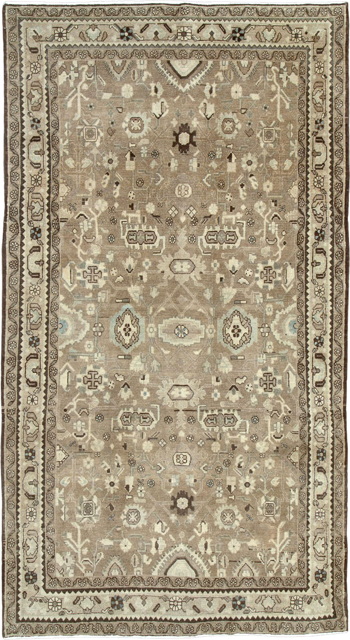 Vintage Persian Malayer Gallery Carpet, No.25737 - Staging