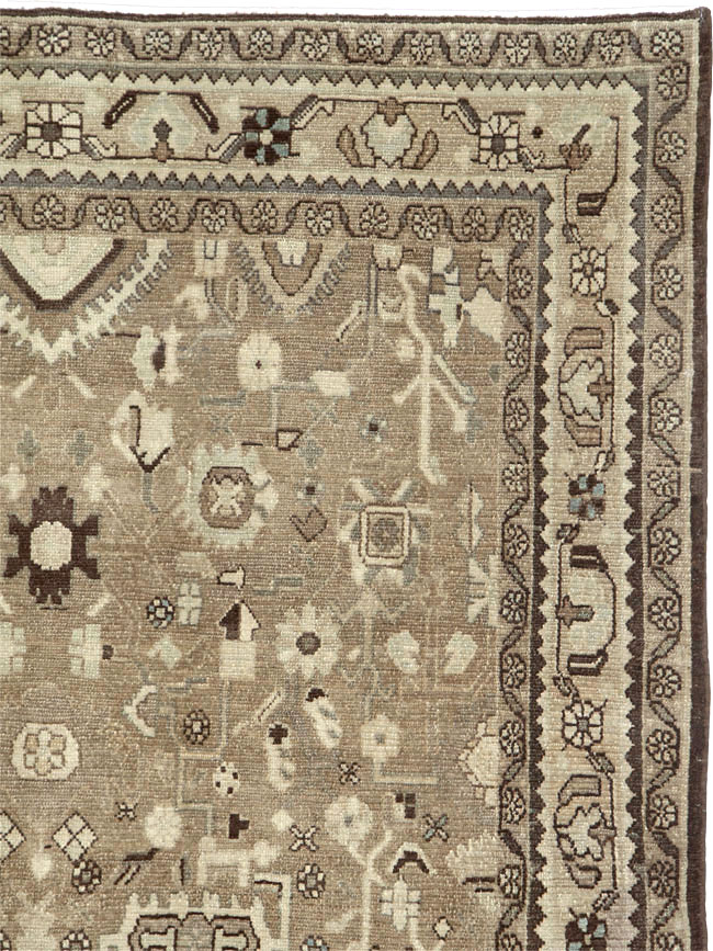 Vintage Persian Malayer Gallery Carpet, No.25737 - Staging