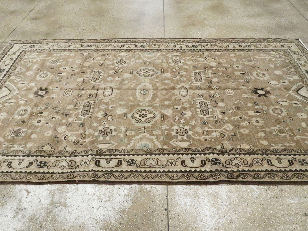 Vintage Persian Malayer Gallery Carpet, No.25737 - Staging