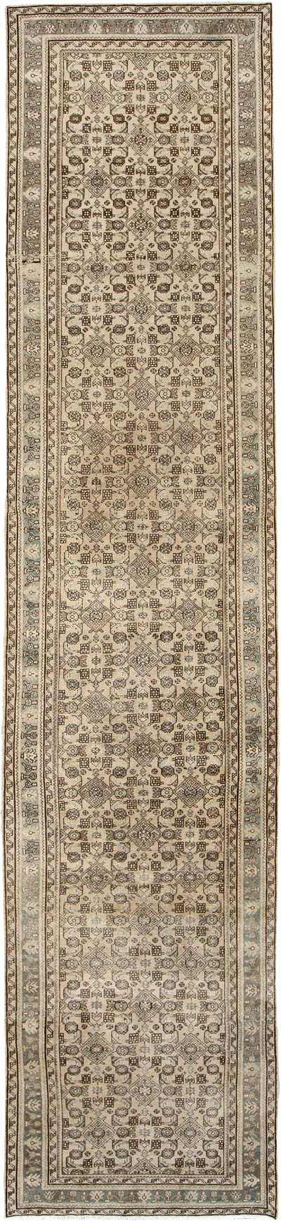 Vintage Persian Malayer Runner (Pair: 1 of 2), No.25738 - Staging