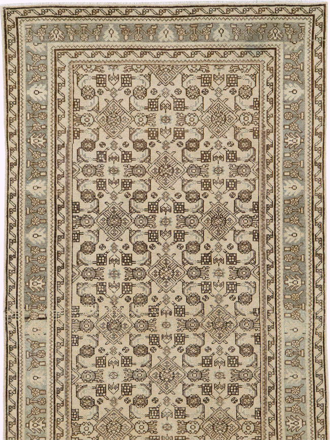 Vintage Persian Malayer Runner (Pair: 1 of 2), No.25738 - Staging