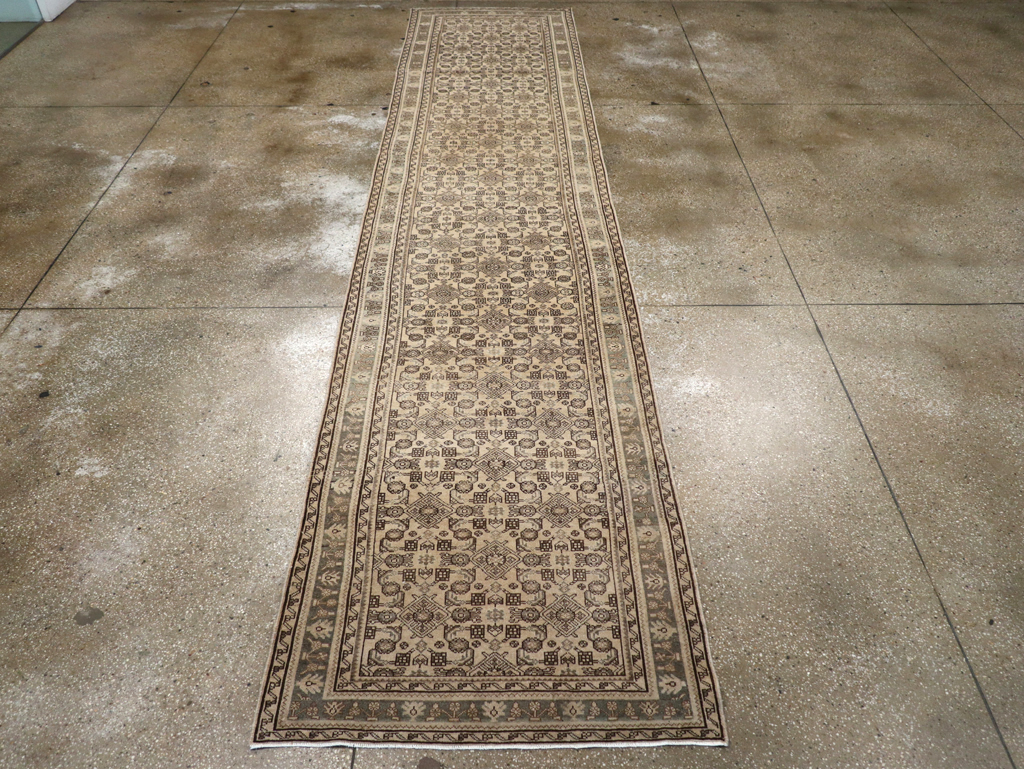 Vintage Persian Malayer Runner (Pair: 1 of 2), No.25738 - Staging