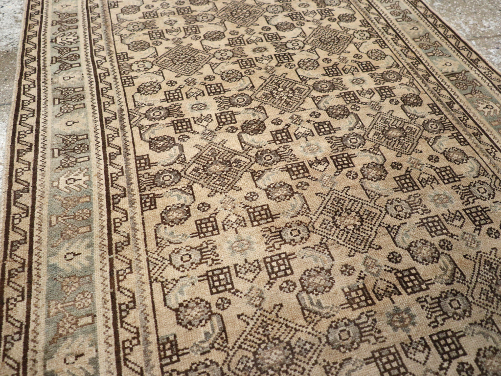 Vintage Persian Malayer Runner (Pair: 1 of 2), No.25738 - Staging