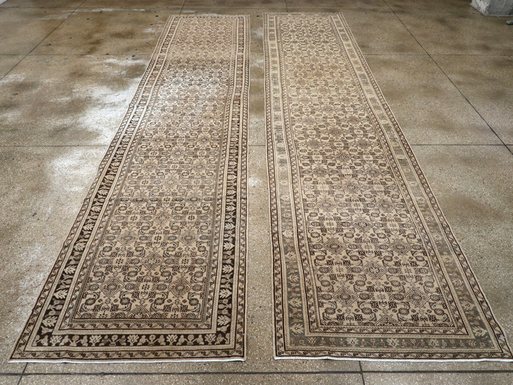 Vintage Persian Malayer Runner (Pair: 1 of 2), No.25738 - Staging