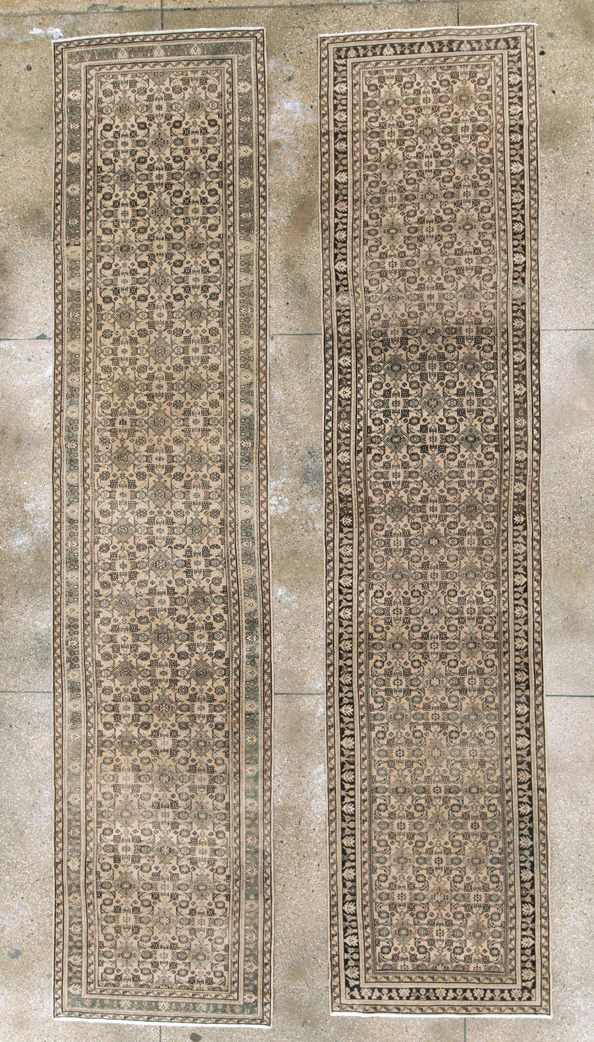 Vintage Persian Malayer Runner (Pair: 1 of 2), No.25738 - Staging