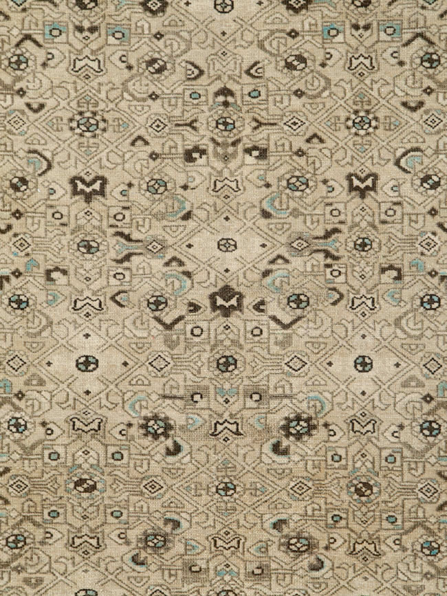 Vintage Persian Malayer Wide Gallery Runner, No.25739 - Staging