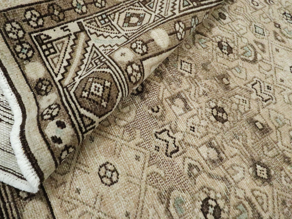 Vintage Persian Malayer Wide Gallery Runner, No.25739 - Staging