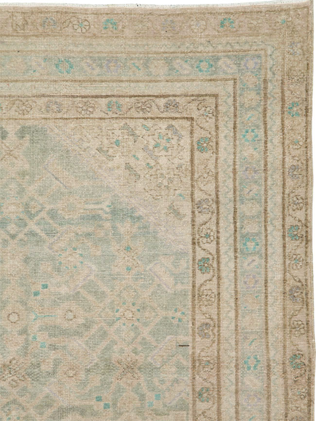 Vintage Persian Malayer Gallery Carpet (Pair: 1 of 2), No.25743 - Staging
