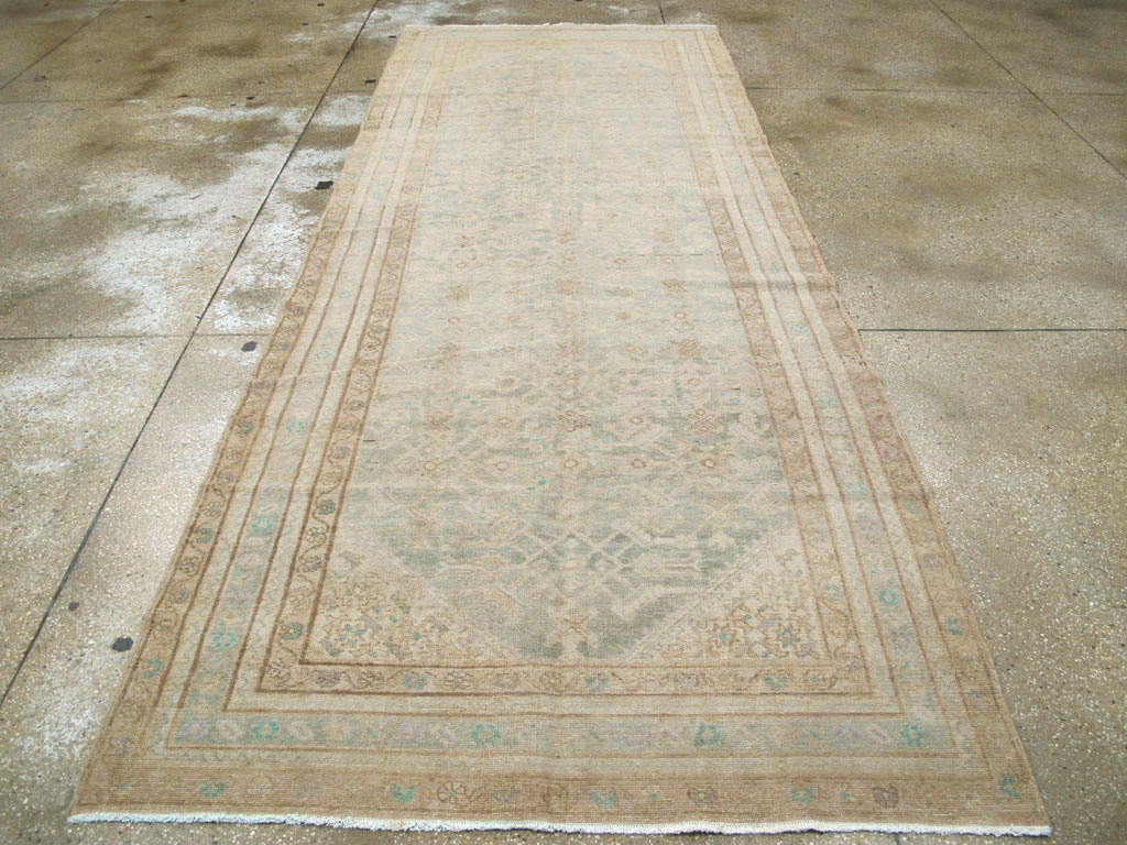 Vintage Persian Malayer Gallery Carpet (Pair: 1 of 2), No.25743 - Staging