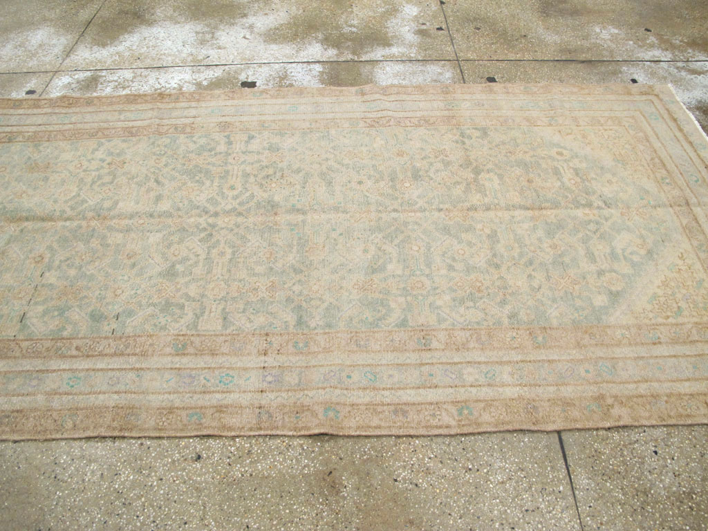 Vintage Persian Malayer Gallery Carpet (Pair: 1 of 2), No.25743 - Staging