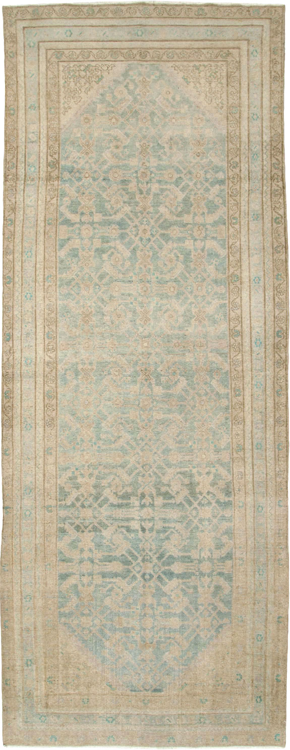 Vintage Persian Malayer Gallery Carpet (Pair: 2 of 2), No.25744 - Staging