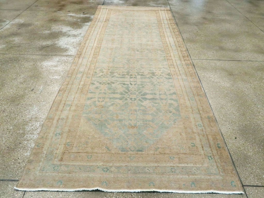 Vintage Persian Malayer Gallery Carpet (Pair: 2 of 2), No.25744 - Staging