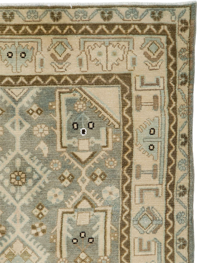 Vintage Persian Malayer Rug, No.25745 - Staging