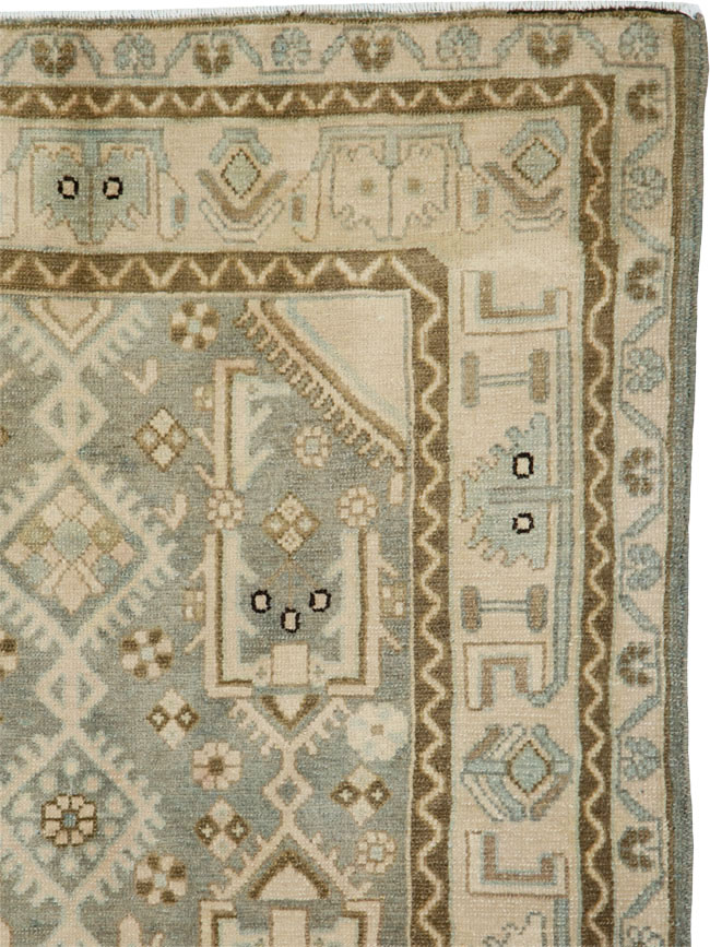 Vintage Persian Malayer Rug, No.25745 - Staging