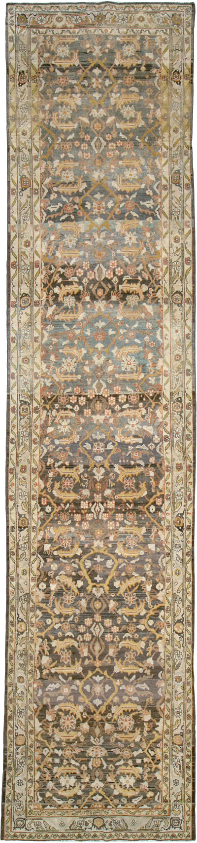 Vintage Persian Malayer Runner (Pair: 1 of 2), No.25747 - Staging