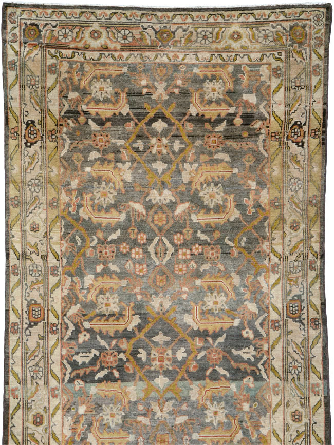 Vintage Persian Malayer Runner (Pair: 1 of 2), No.25747 - Staging