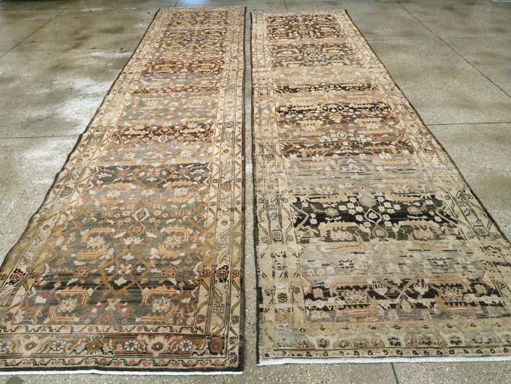 Vintage Persian Malayer Runner (Pair: 1 of 2), No.25747 - Staging