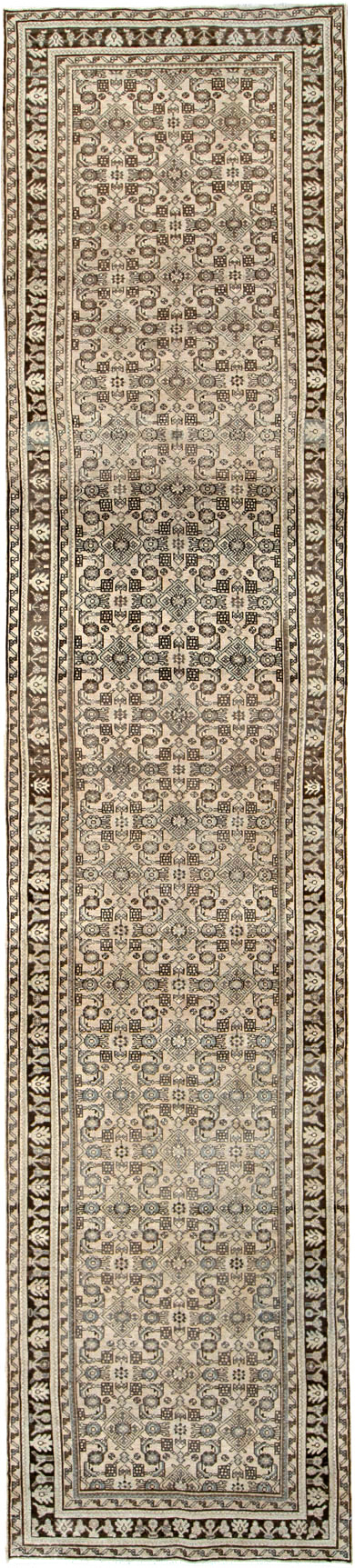 Vintage Persian Malayer Runner (Pair: 2 of 2), No.25749 - Staging