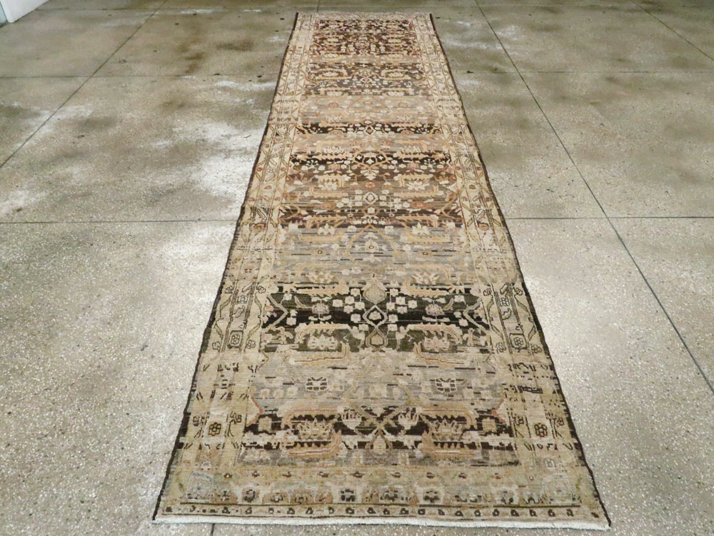Vintage Persian Malayer Runner (Pair: 2 of 2), No.25750 - Staging