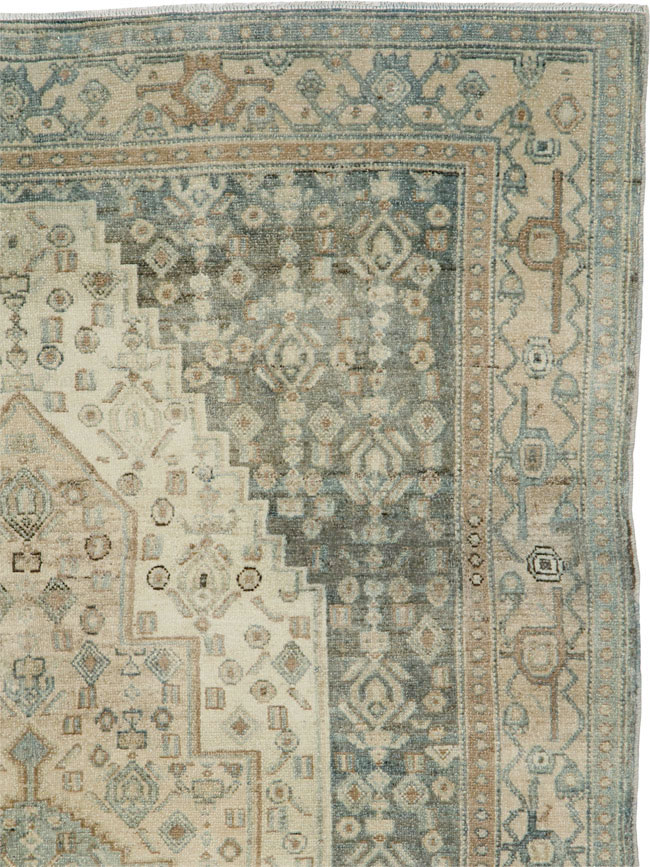 Vintage Persian Malayer Rug (Pair: 1 of 2), No.25751 - Staging