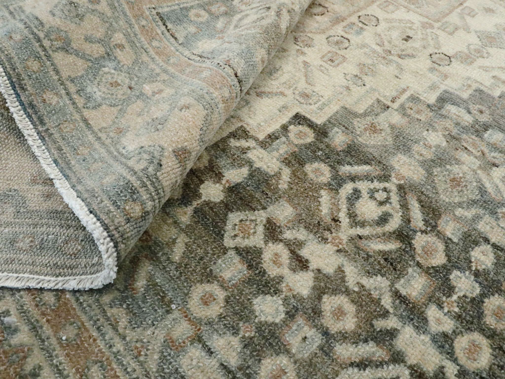 Vintage Persian Malayer Rug (Pair: 1 of 2), No.25751 - Staging