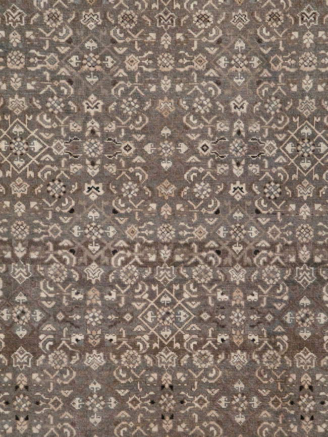 Vintage Persian Malayer Wide Gallery Runner, No.25752 - Staging