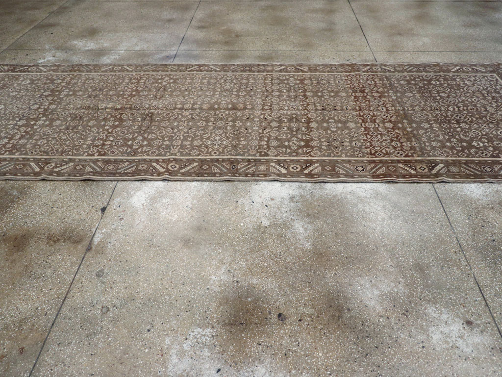 Vintage Persian Malayer Wide Gallery Runner, No.25752 - Staging