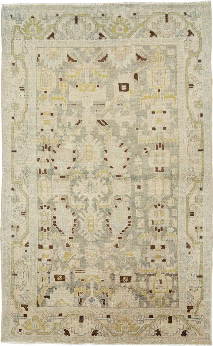 Vintage Persian Malayer Rug, No.25753 - Staging