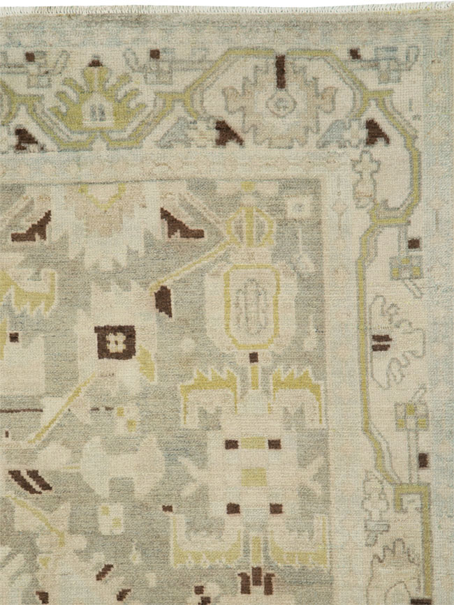 Vintage Persian Malayer Rug, No.25753 - Staging