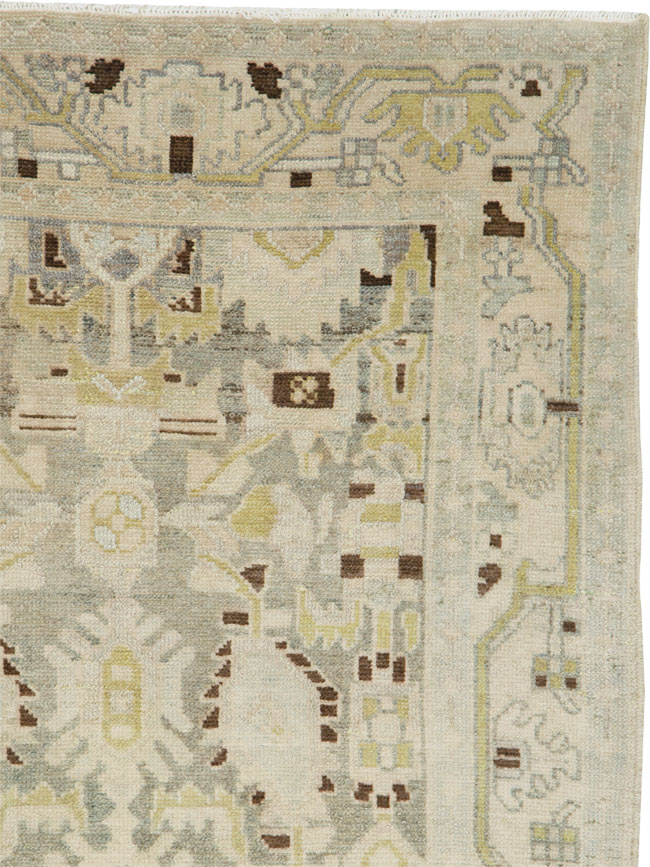 Vintage Persian Malayer Rug, No.25753 - Staging