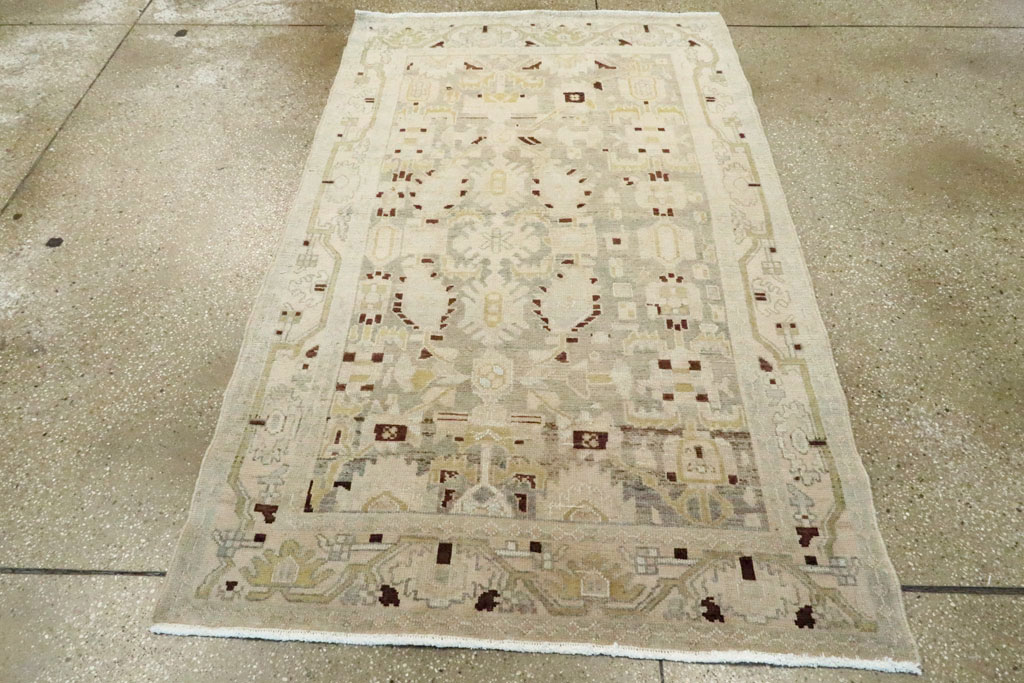Vintage Persian Malayer Rug, No.25753 - Staging
