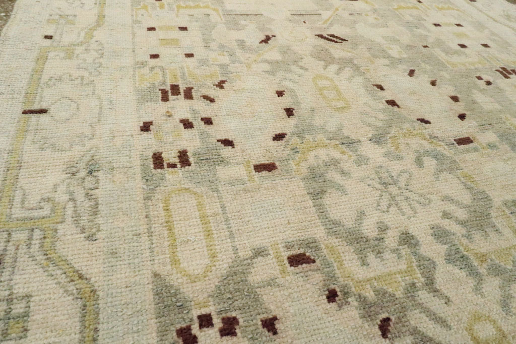 Vintage Persian Malayer Rug, No.25753 - Staging