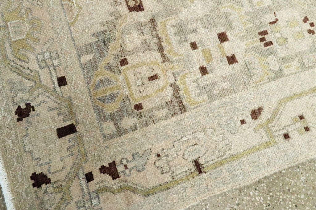 Vintage Persian Malayer Rug, No.25753 - Staging