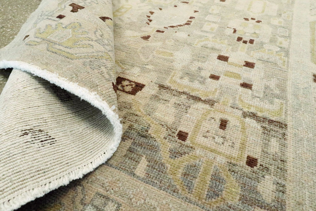 Vintage Persian Malayer Rug, No.25753 - Staging