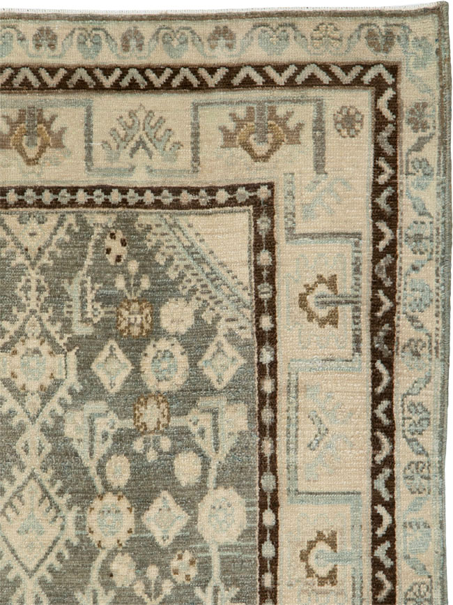 Vintage Persian Malayer Rug, No.25754 - Staging