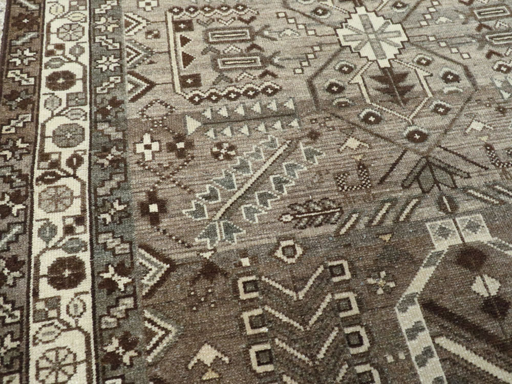 Vintage Persian Malayer Rug, No.25755 - Staging