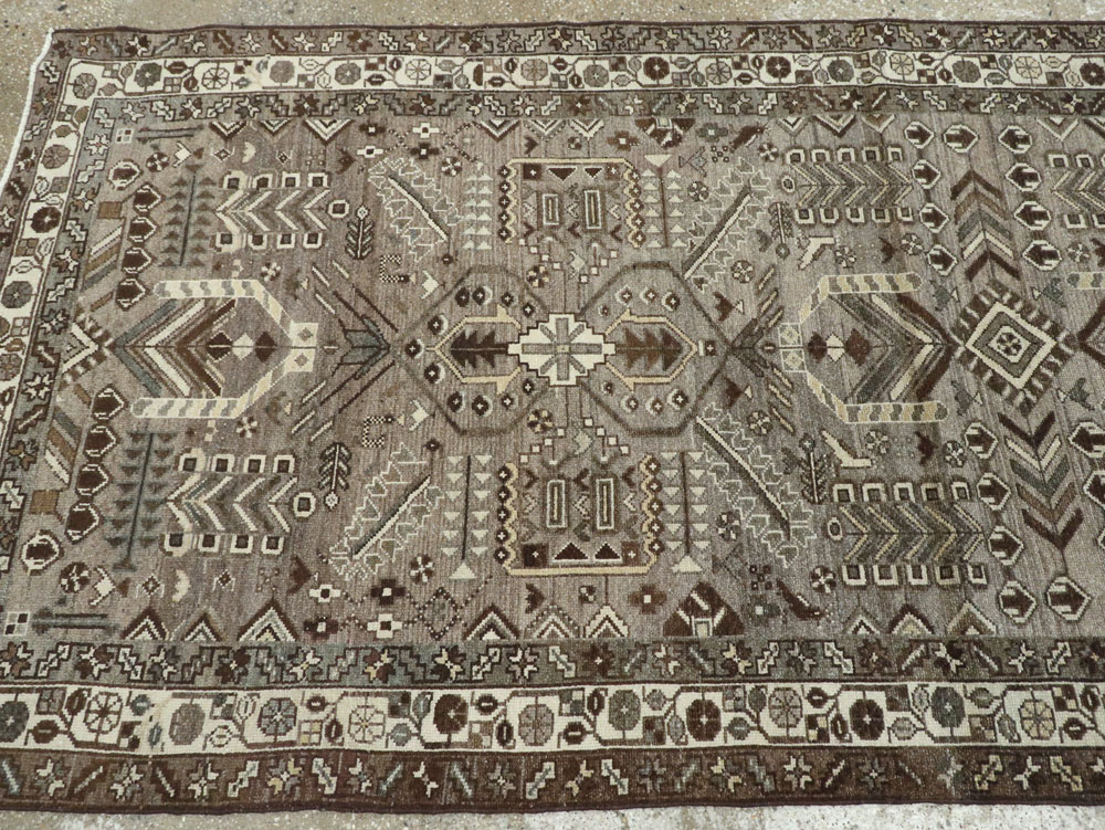 Vintage Persian Malayer Rug, No.25755 - Staging