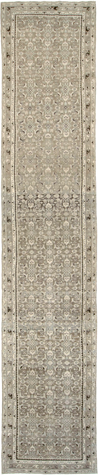 Vintage Persian Malayer Runner (Pair: 1 of 2), No.25757 - Staging
