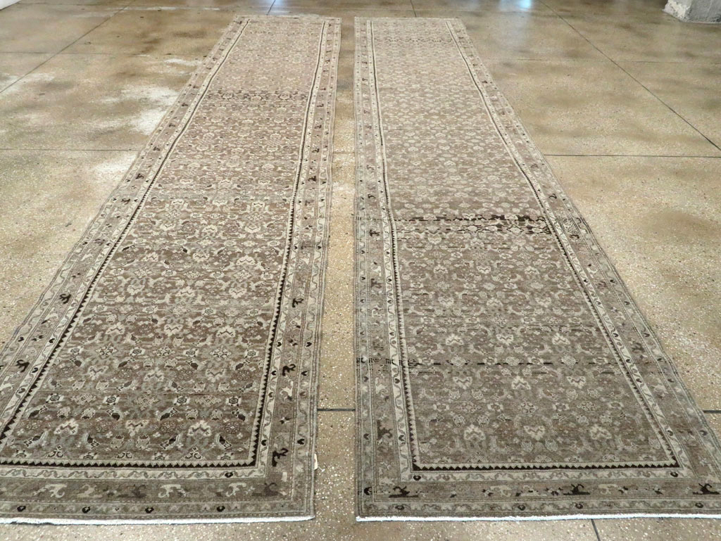Vintage Persian Malayer Runner (Pair: 1 of 2), No.25757 - Staging