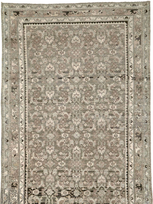 Vintage Persian Malayer Runner (Pair: 2 of 2), No.25758 - Staging