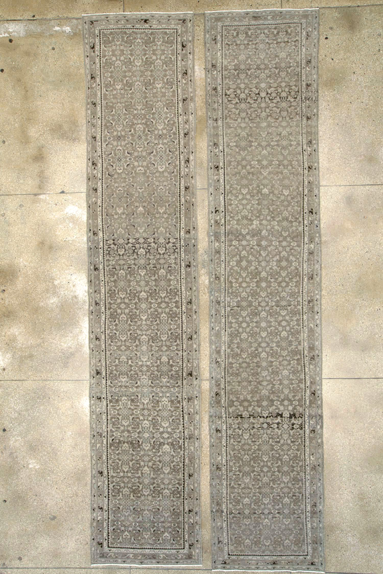 Vintage Persian Malayer Runner (Pair: 2 of 2), No.25758 - Staging