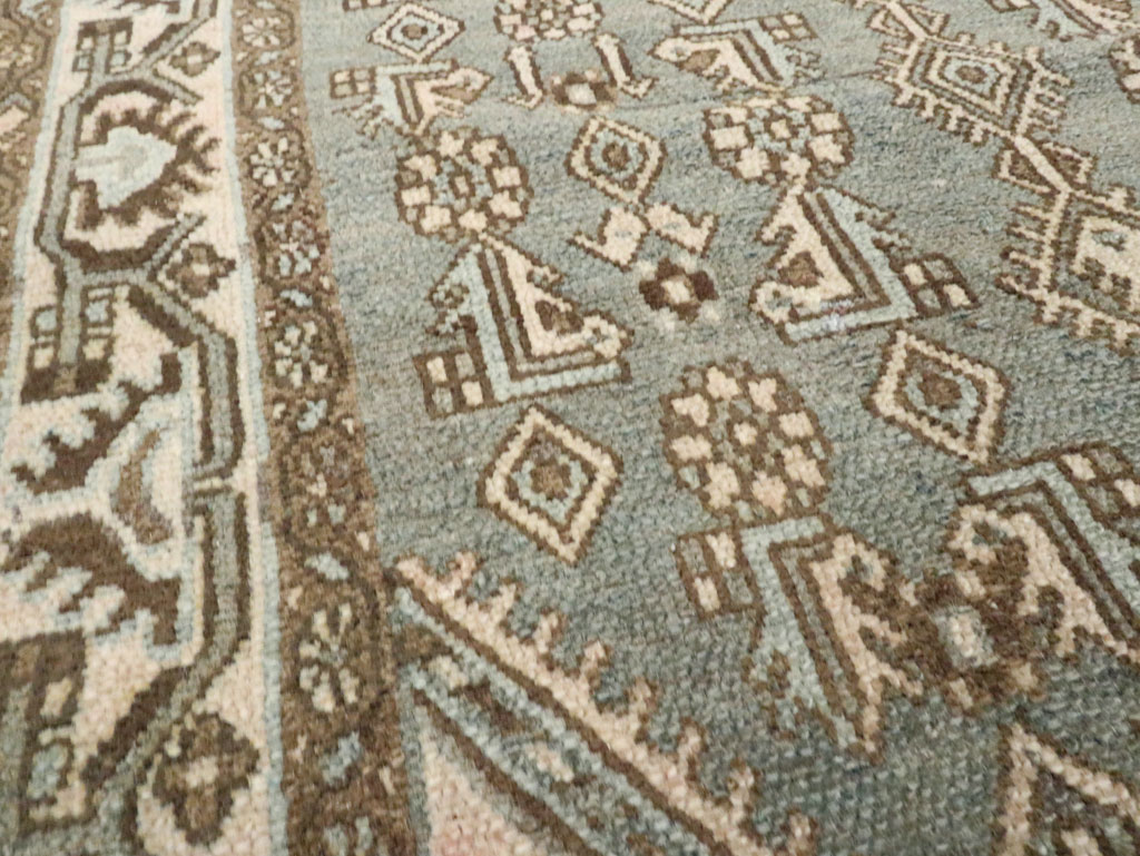 Vintage Persian Malayer Throw Rug, No.25762 - Staging