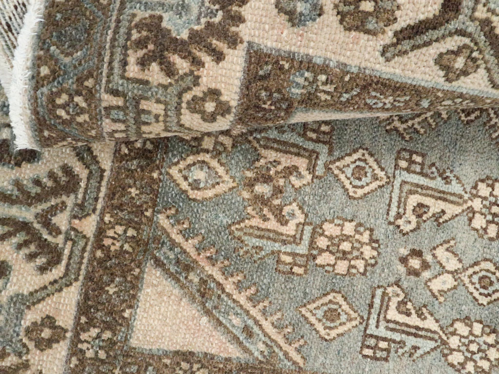 Vintage Persian Malayer Throw Rug, No.25762 - Staging