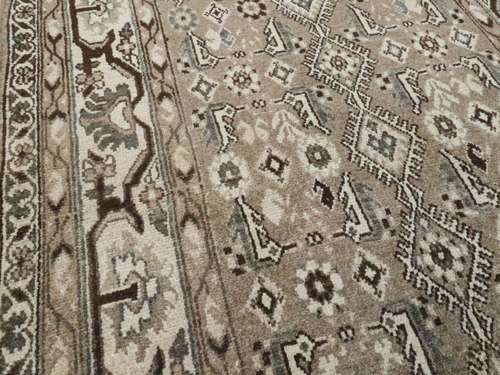 Vintage Persian Malayer Wide Gallery Runner, No.25764 - Staging