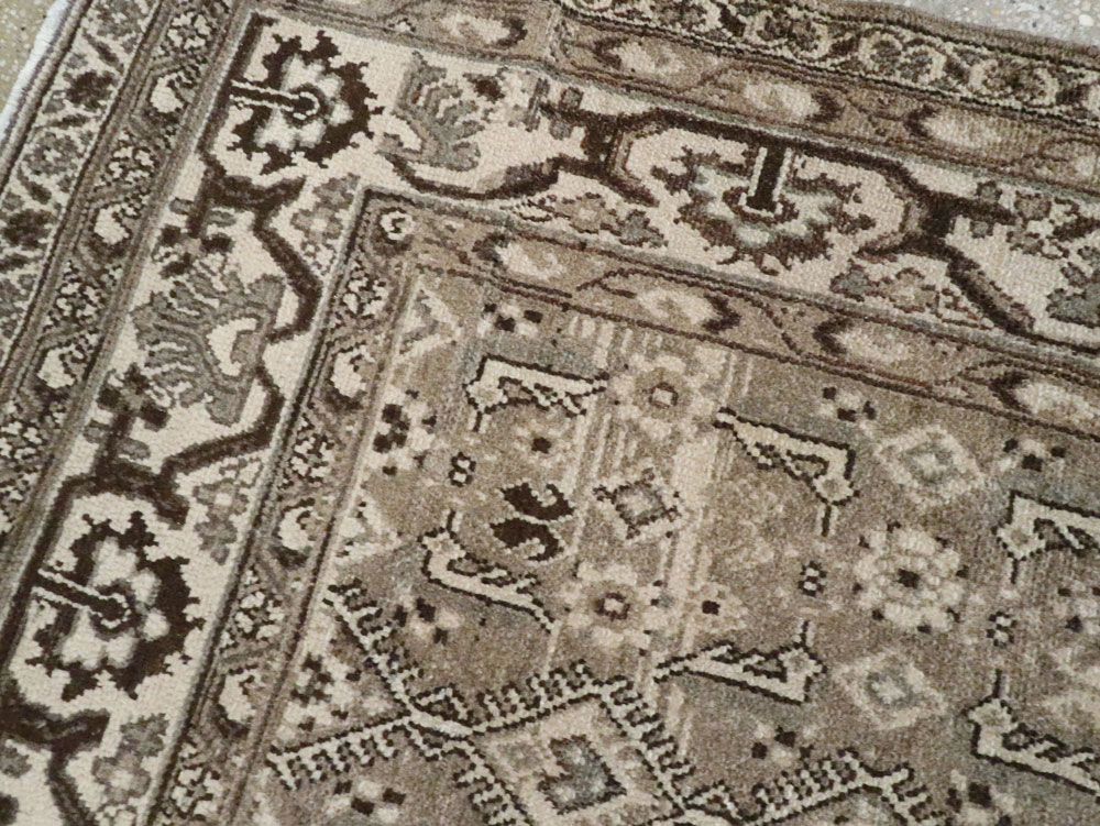 Vintage Persian Malayer Wide Gallery Runner, No.25764 - Staging