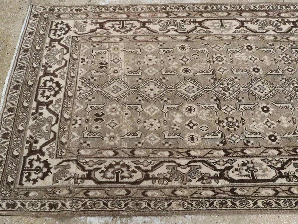 Vintage Persian Malayer Wide Gallery Runner, No.25764 - Staging