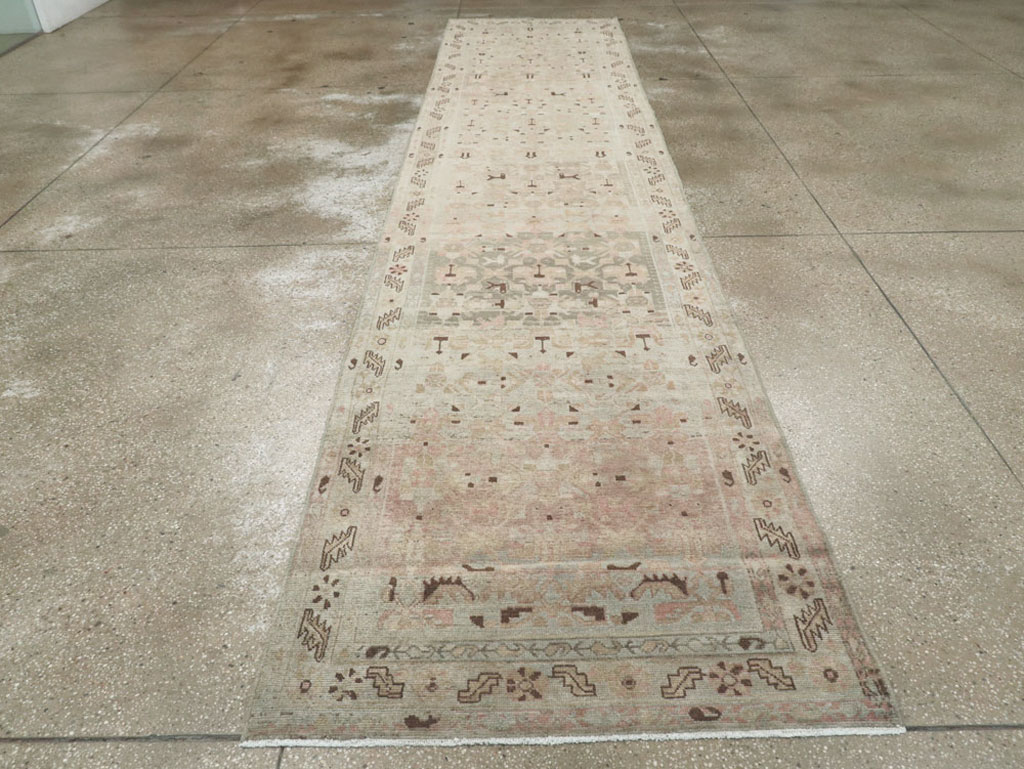 Vintage Persian Malayer Runner (Pair: 1 of 2), No.25765 - Staging