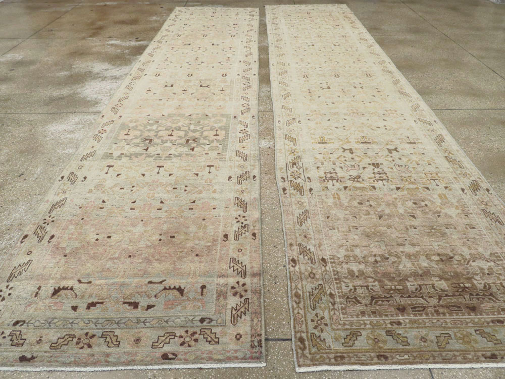Vintage Persian Malayer Runner (Pair: 1 of 2), No.25765 - Staging