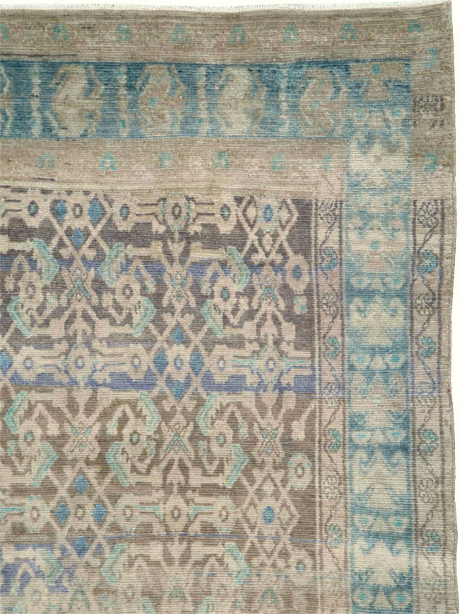 Vintage Persian Malayer Wide Gallery Runner, No.25767 - Staging